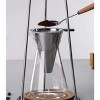 Nispira Iced Coffee Cold Brew Drip Coffee Maker Stainless Steal Silver, 400mL, Borosilicate Glass - 3 of 4