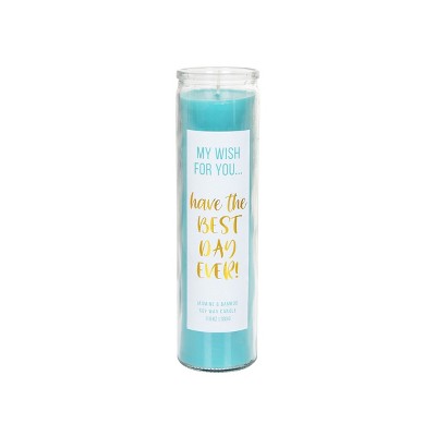 Totalee Gift The Best Day Ever My Wish Candle Wax Blue 11.6 oz