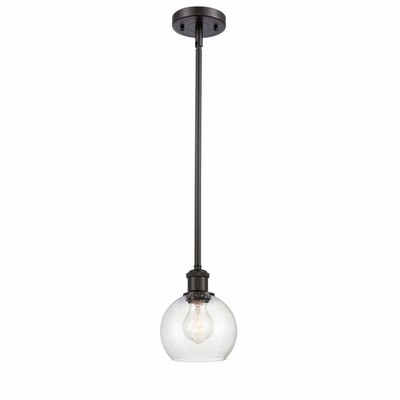 Athens - 1 Light Mini Pendant In Industrial Style-7.88 Inches Tall and 6 Inches Wide