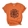 Simply Sage Market Trick Or Treat Web Short Sleeve Tee - M - Orange - 2 of 4