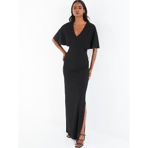 QUIZ Women's Batwing V-Neck Maxi Dress - 1 of 4