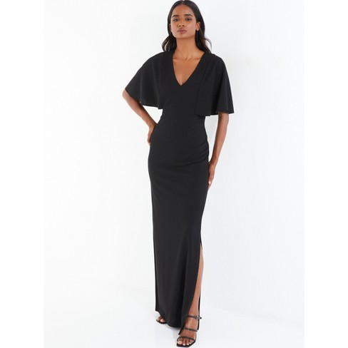 Quiz Women s Batwing V neck Maxi Dress Target