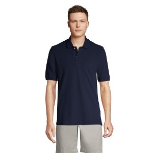 Lands' End Men's Short Sleeve Comfort-First Mesh Polo Shirt - 1 of 2