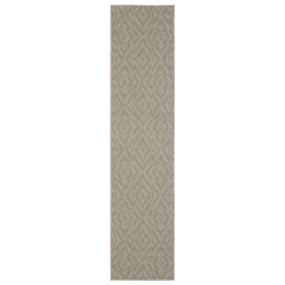 Oriental Weavers Caicos CA08A Grey/ Light Grey Indoor/Outdoor Area Rug - 1'10" x 7'6"
