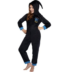 Harry Potter Unisex Kids Hooded Pajama Union Suit - 1 of 4