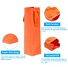 Unique Bargains Sturdy Paper Satin Rope Handle Reusable Fashionable Wine Gift Bags 24 Pcs - 3 of 3