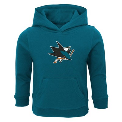  NHL San Jose Sharks Toddler Boys' Poly Core Hoodie - 12M 