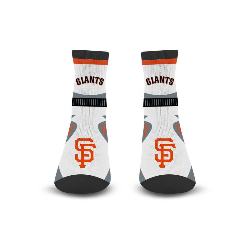 MLB San Francisco Giants Large Quarter Socks, 2 of 4