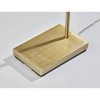 Adesso Collette LED Floor Lamp Antique Brass: Adjustable Boom Arm, Touch Dimmer, ETL Listed - 3 of 4