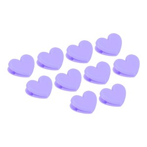 Unique Bargains Multifunctional Office Picture Heart Paper and Bag Clip 20 Pcs - 1 of 4