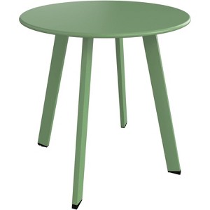 Senpuki Versatile Indoor & Outdoor End Table - 18" Round Side Table , UV & Rust Resistant Finish - 1 of 4