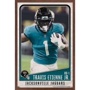 Trends International NFL Jacksonville Jaguars - Travis Etienne Jr. 22 Framed Wall Poster Prints - 1 of 4