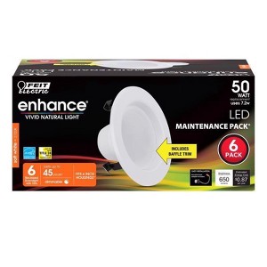 Feit Electric Enhance Soft White 4 in. W LED Dimmable Recessed Downlight 7.2 W - 1 of 1