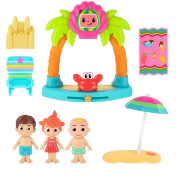 Cocomelon Pop N' Play House Playset 7pc Fold Up Carry Case JJ Mini