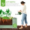 Best Choice Products 6x3x2ft Outdoor Metal Raised Garden Bed, Planter Box for Vegetables, Flowers, Herbs - 2 of 4