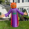 Northlight LED Lighted Inflatable Jack-O-Lantern Grim Reaper Outdoor Halloween Decoration - 8' - 2 of 4