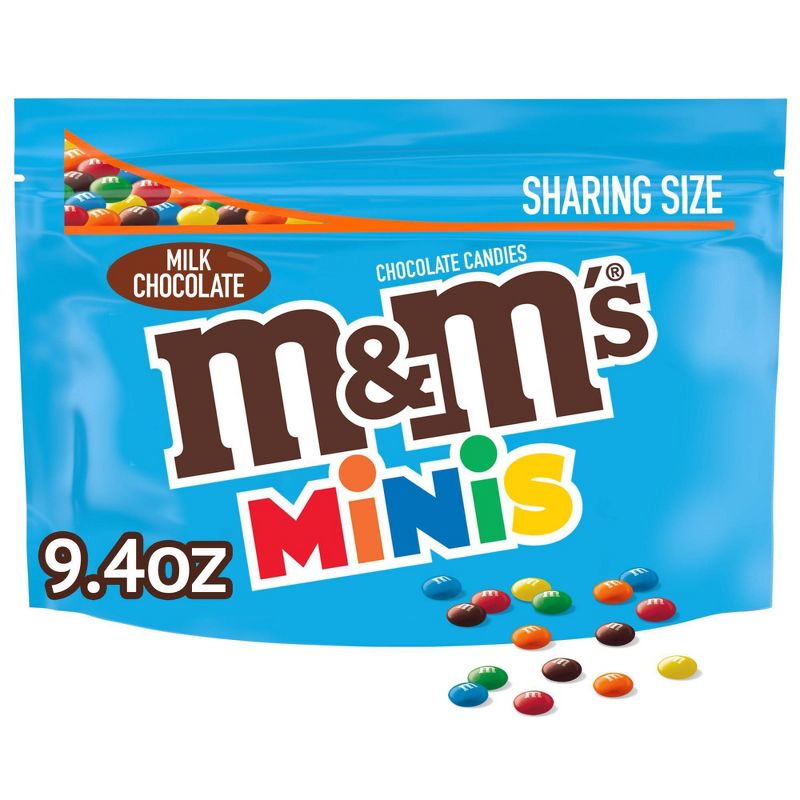 M&#38;M&#39;s Milk Chocolate Minis Sharing Size Candy - 9.4oz, 1 of 12