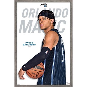 Trends International NBA Orlando Magic - Paolo Banchero Feature Series 23 Framed Wall Poster Prints - 1 of 4