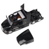 Kenworth T680 76" High Roof Sleeper Cab Truck Tractor Black "Transport Series" 1/50 Diecast Model by Diecast Masters - 3 of 4