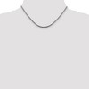 Black Bow Jewelry 2.5mm, 14k White Gold, Solid Franco Chain Necklace - 2 of 4