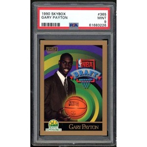 Gary Payton Rookie Card 1990-91 SkyBox #365 PSA 9 - 1 of 2