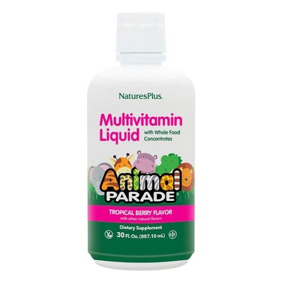Multivitamin Animal Parade Liquid - Tropical Berry by Nature's Plus  -  30 oz Liquid