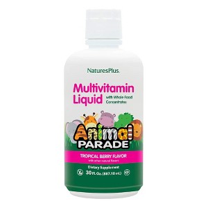 Multivitamin Animal Parade Liquid - Tropical Berry by Nature's Plus  -  30 oz Liquid - 1 of 3