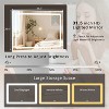 59 inch makeup vanity with mirror with light, dressing table with 3 drawers and 2 cabinets, dressing table with storage shelf - 4 of 4