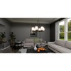 Quoizel Lighting Penning 6 - Light Chandelier in  Matte Black - 2 of 4