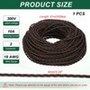 Unique Bargains Vintage 2-Conductor 18 AWG Twisted Cloth Covered Wire - 2 of 4