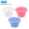 Unique Bargains Silicone Universal Fit Hose Laundry Drain Pipe Sewer Seal Ring 3 Pcs - 3 of 4