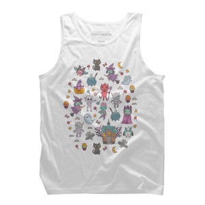 Men's Design By Humans Cute Halloween By kostolom3000 Tank Top - 1 of 2