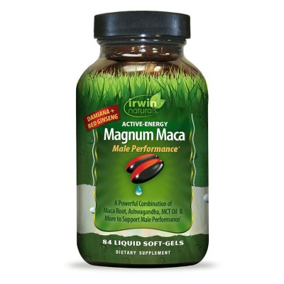 Irwin Naturals Dietary Supplements Magnum Maca Male Performance Softgel 84ct