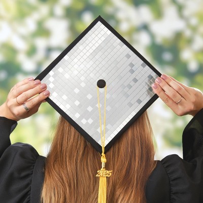 Pinch Provisions Graduation Gifting Disco Grad Cap Topper