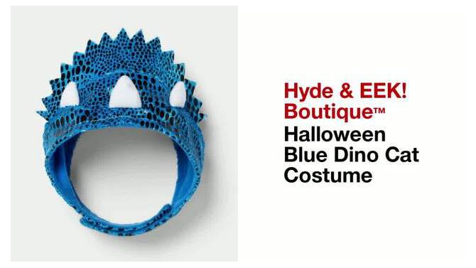 Halloween Blue Dino Cat Costume - Hyde &#38; EEK! Boutique&#8482;, 2 of 12, play video
