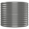 vidaXL Garden Raised Bed Gray Powder-Coated Steel Large - 4 of 4
