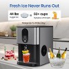 Kismile 33-lb Ice Storage 44-lb Ice Per day Countertop or portable Nugget/Pebble Ice Maker - 4 of 4