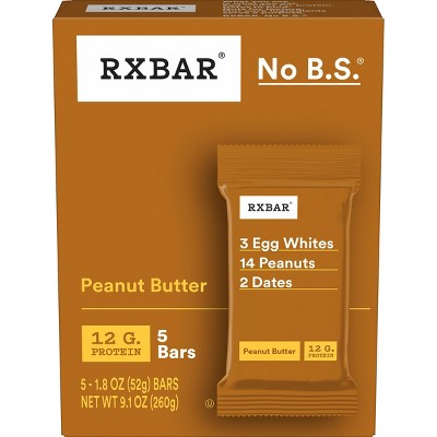 RXBAR Peanut Butter Protein Bars - 5ct/9.1oz