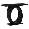 39.4'' Modern Console Table with Sculptural Oval Base,Narrow Entryway Accent Table for Living Room or Hallway-Baofuwish - 3 of 4