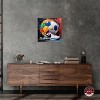 Notoriart Colorful Soccer Sneaker Splash II Soccer Wall Art Unframed - 2 of 4