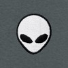 Dalix Mens Lil Alien Heavy Weight Cotton Tee - 2 of 4