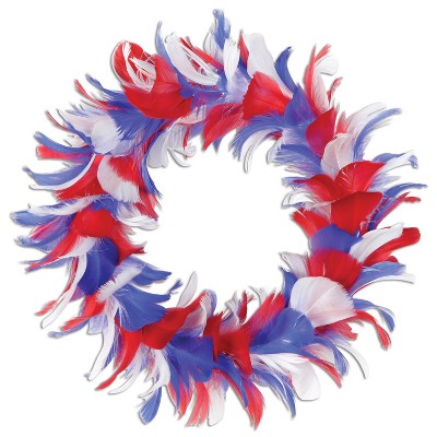 red, white, blue