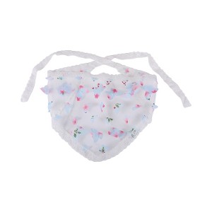 Unique Bargains Butterfly French Lace Triangle Bandana 1 Pc - 1 of 4