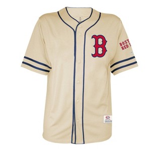 MLB Boston Red Sox Men's Vintage Button Down Jersey - XL : Target