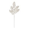 Glittered Silver Leaf Spray (Set of 6) - 3 of 3