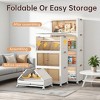 UBSSO 120QT Stackable Storage Bins with Lids (4-Pack), Heavy Duty Plastic Totes for Garage & Home Organization - 2 of 4