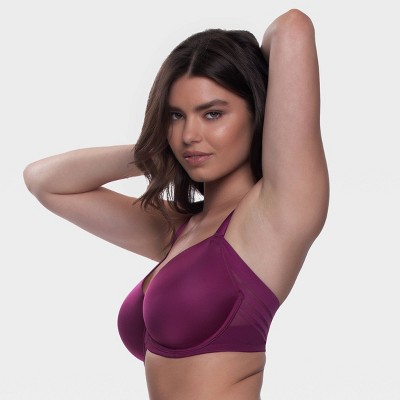 Paramour Women's Marvelous Side Smoother Seamless Bra - Berry Purple 38d :  Target