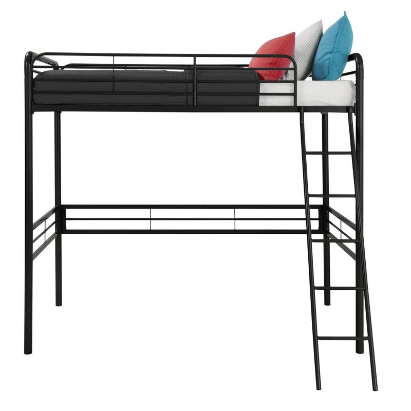 DHP Tommy Twin Metal Loft Bed, 4 of 5