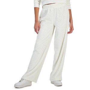 Crave Fame Womens Faux-Fur Wide-Leg Casual Wide Leg Pants - 1 of 1