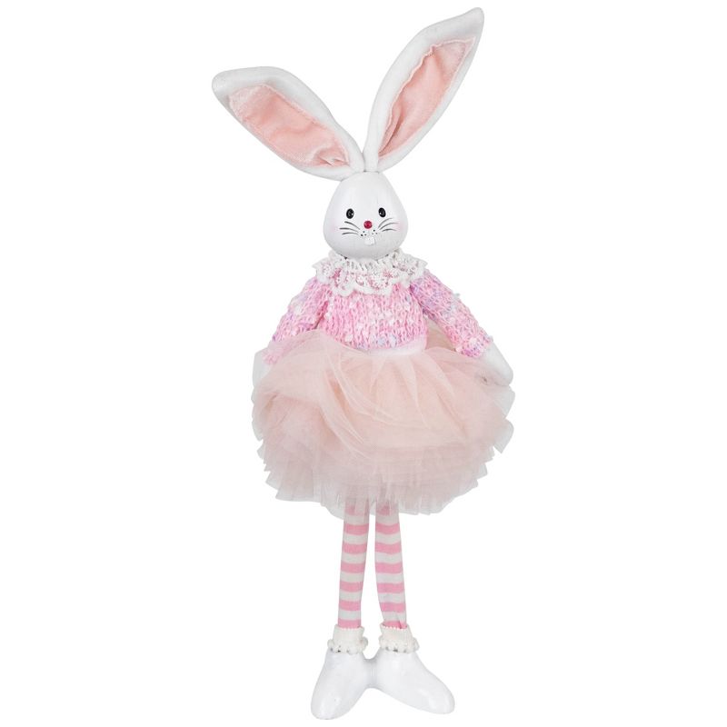Northlight Ballerina Bunny Standing Easter Figure - 15" - Pink and White, 1 of 6